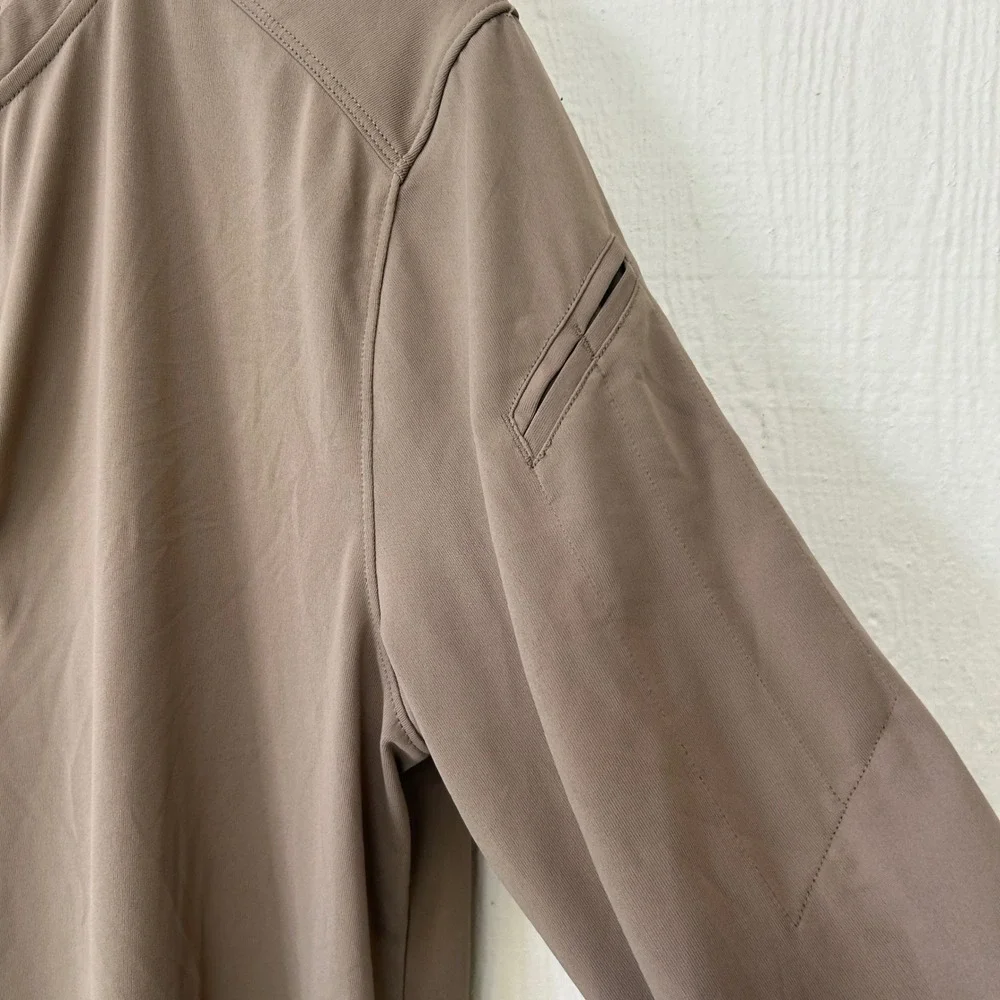5.11 Tactical Rapid Half Zip Pullover Mens Medium Brown Long Sleeve 82118-070